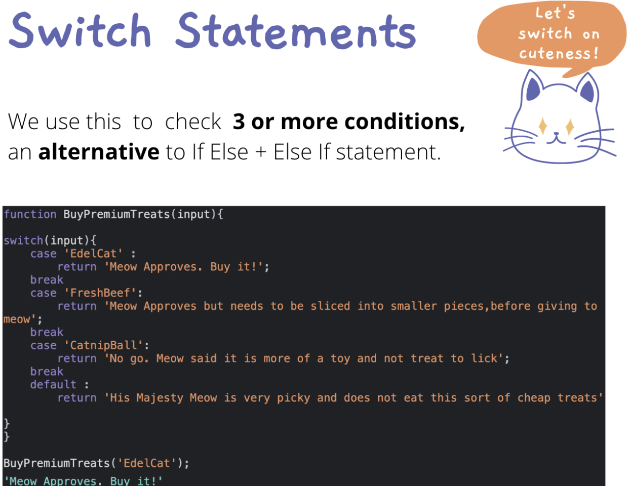 JavaScript-switch-statements