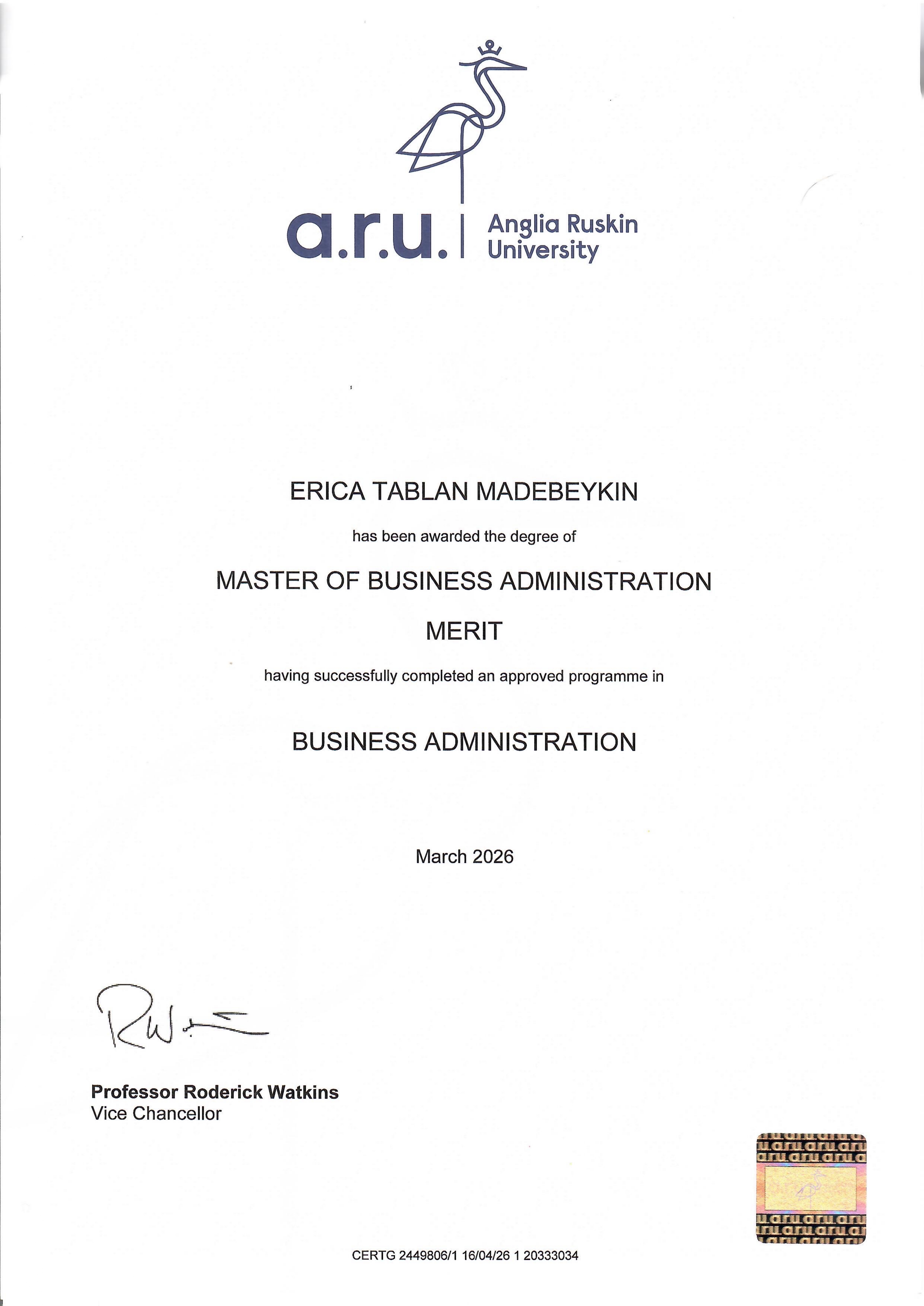 MBA-degree